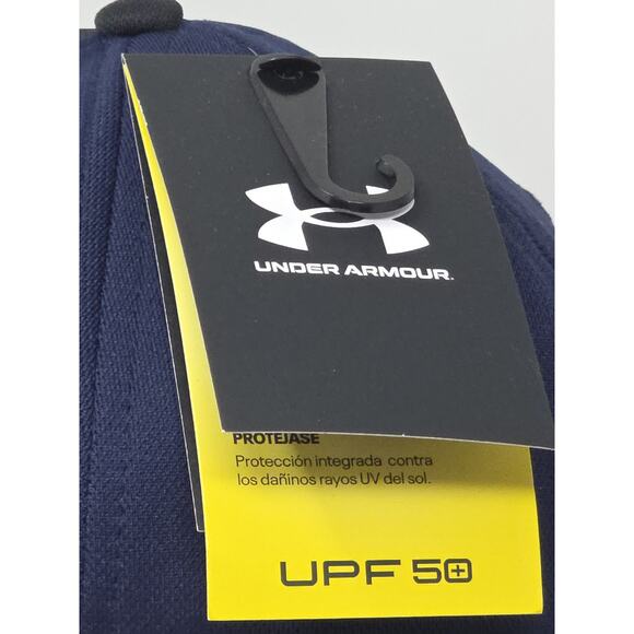 Under Armour Greens At Beaumont Fitted Stretch Black Golf Hat Cap L XL NWT PGA‎ - Picture 6 of 13